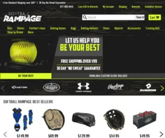 Softballrampage.com(Softballrampage) Screenshot