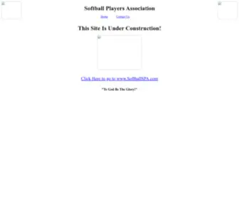 Softballspa.net(Softballspa) Screenshot