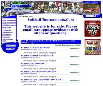 Softballtournaments.com(Softball Tournaments .com) Screenshot