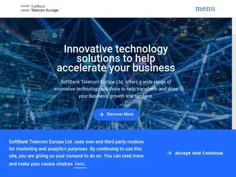 Softbanktelecomeurope.com(SoftBank Telecom Europe) Screenshot