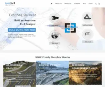 Softbizindia.com(SOLE Civil Engineering Software) Screenshot