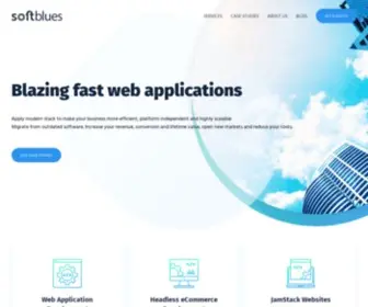 Softblues.io(Your Premium Software Development Partner) Screenshot