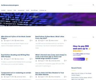 Softbranchdevelopers.com(The web's best resource for web developers and designers to keep up) Screenshot