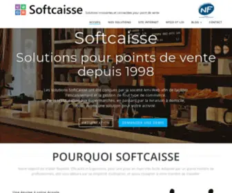 Softcaisse.com(Solutions pour points de vente) Screenshot