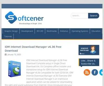 Softcener.com(Download Apps In Single Click) Screenshot