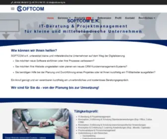 Softcom-BG.de(SOFTCOM IT) Screenshot