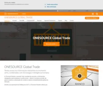 Softcomex.com.br(ONESOURCE Global Trade) Screenshot