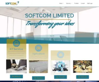 Softcomsl.com(SOFTCOM Limited specializes in the provision of cost) Screenshot