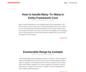 SoftdevPractice.com(Software) Screenshot