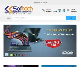Softech-BD.com(Softech Systems & Networks) Screenshot