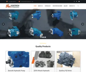 Softechhydraulic.com(Softech Hydraulic) Screenshot