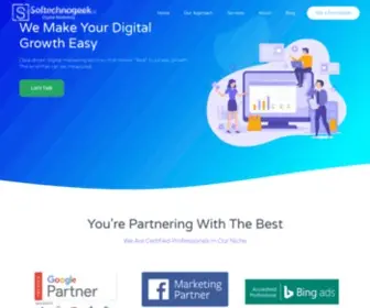 Softechnogeek.com(Digital Marketing Services) Screenshot