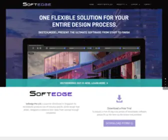 Softedge.com.sg(Vectorworks Partner Distributor in Singapore) Screenshot