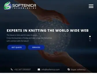 Softenica.com(Web Development) Screenshot