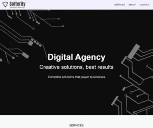 Softerity.com(Digital Web Agency) Screenshot