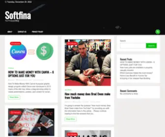 Softfina.com(Top Finance Blog) Screenshot