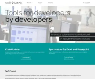Softfluent.com(Software Development;Code Generator;Model) Screenshot