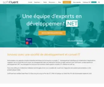 Softfluent.fr(Développement Microsoft) Screenshot