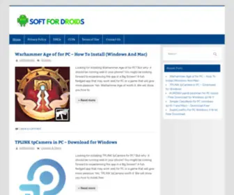 Softfordroids.com(Soft For Droids) Screenshot