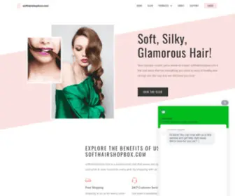 Softhairshopbox.com(Only the best for your hair) Screenshot