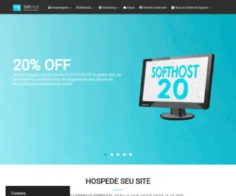 Softhost.com.br(Use um servidor dedicado para hospedar seu dom) Screenshot