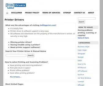Softhpprint.com(PRINTER DRIVERS) Screenshot