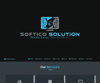 Softicosolution.com(Softico Solution) Screenshot