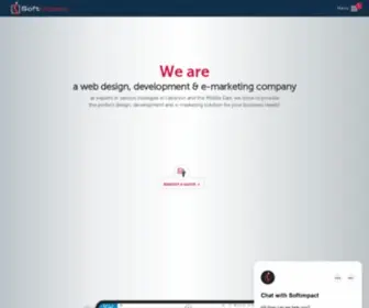 Softimpact.net(Website design in Lebanon) Screenshot