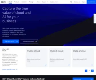 Softlayer.net(IBM Cloud) Screenshot
