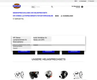 Softline-Online.de(Motorradhelm Headsets) Screenshot