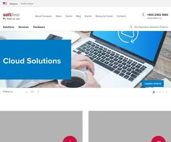 Softline.my(A global provider of IT solutions and services) Screenshot