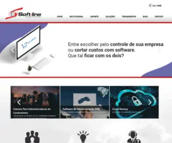 Softlinesistemas.com.br(Soluções) Screenshot