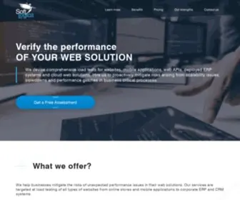 Softlogica.com(Performance testing services by SoftLogica Inc) Screenshot