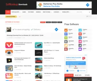 Softlookup.com(Free Software Download for Windows) Screenshot