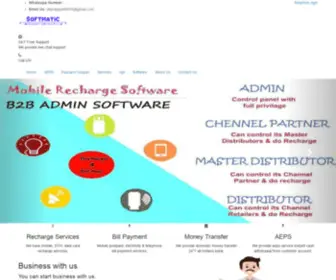 Softmatic.co.in(Online Mobile Recharge And Bill Payment Services) Screenshot