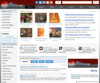 Softmenu.org(Software free downloads and reviews) Screenshot