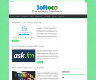 Softoco.com(Free software downloads) Screenshot