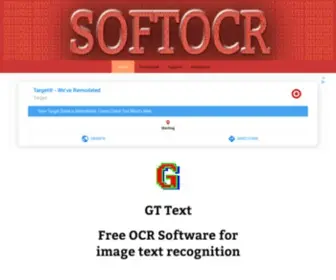 Softocr.com(OCR text recognition) Screenshot