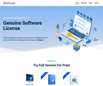 Softopaz.com(Windows & Mac Software Serial Keys) Screenshot