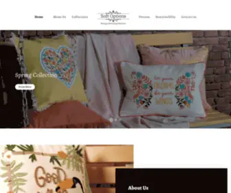 Softoptions.net(Home Furnishing Textiles Manufacturer Company Noida) Screenshot