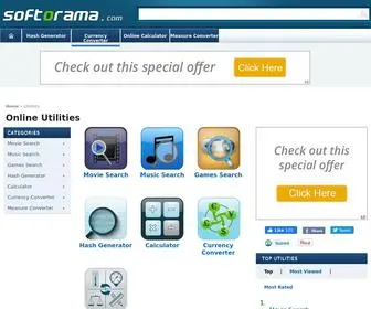 Softorama.com(Largest Online Utilities Catalog) Screenshot