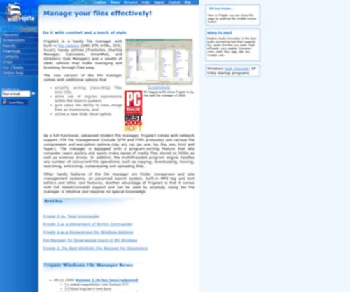Softplicity.com(Frigate3 Windows File Manager) Screenshot