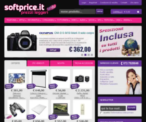 Softprice.it(Negozio di vendita televisori) Screenshot