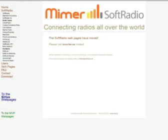 Softradio.se(Home Mimer Softradio) Screenshot