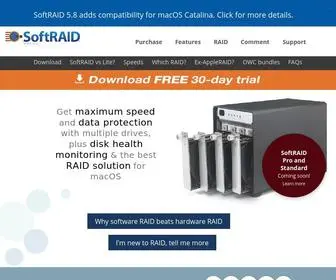 Softraid.com(Software RAID management for Mac and Windows) Screenshot