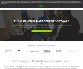 Softrax.com(SOFTRAX Revenue Management and Billing Software) Screenshot