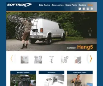 Softride.com(Softride Tailgate Pads & Tightening Hitch Pins) Screenshot