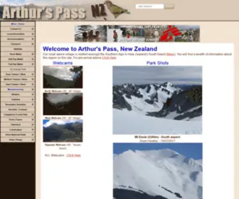 Softrock.co.nz(Arthur's Pass) Screenshot