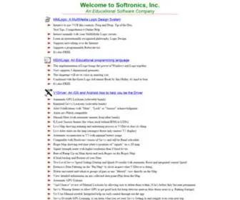 Softronix.com(An education Software Company) Screenshot