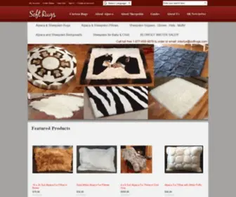 Softrugs.com(Soft Alpaca Rugs) Screenshot